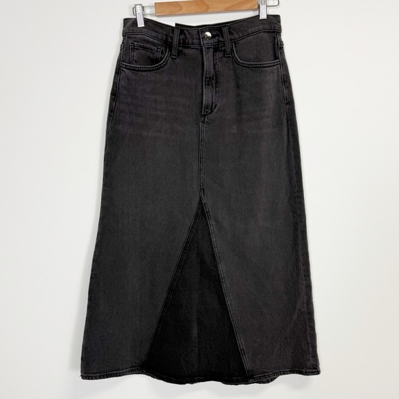 Joe's Jeans Dresses & Skirts - Joe's Jeans The Tulie Skirt w/ Grace Womens 27 Black Vintage Stretch Denim Midi